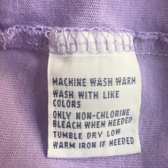 Polo Ralph Lauren Mens XL Cotton T-Shirt Purple Orange Pony Single Stitch - Picture 10 of 10